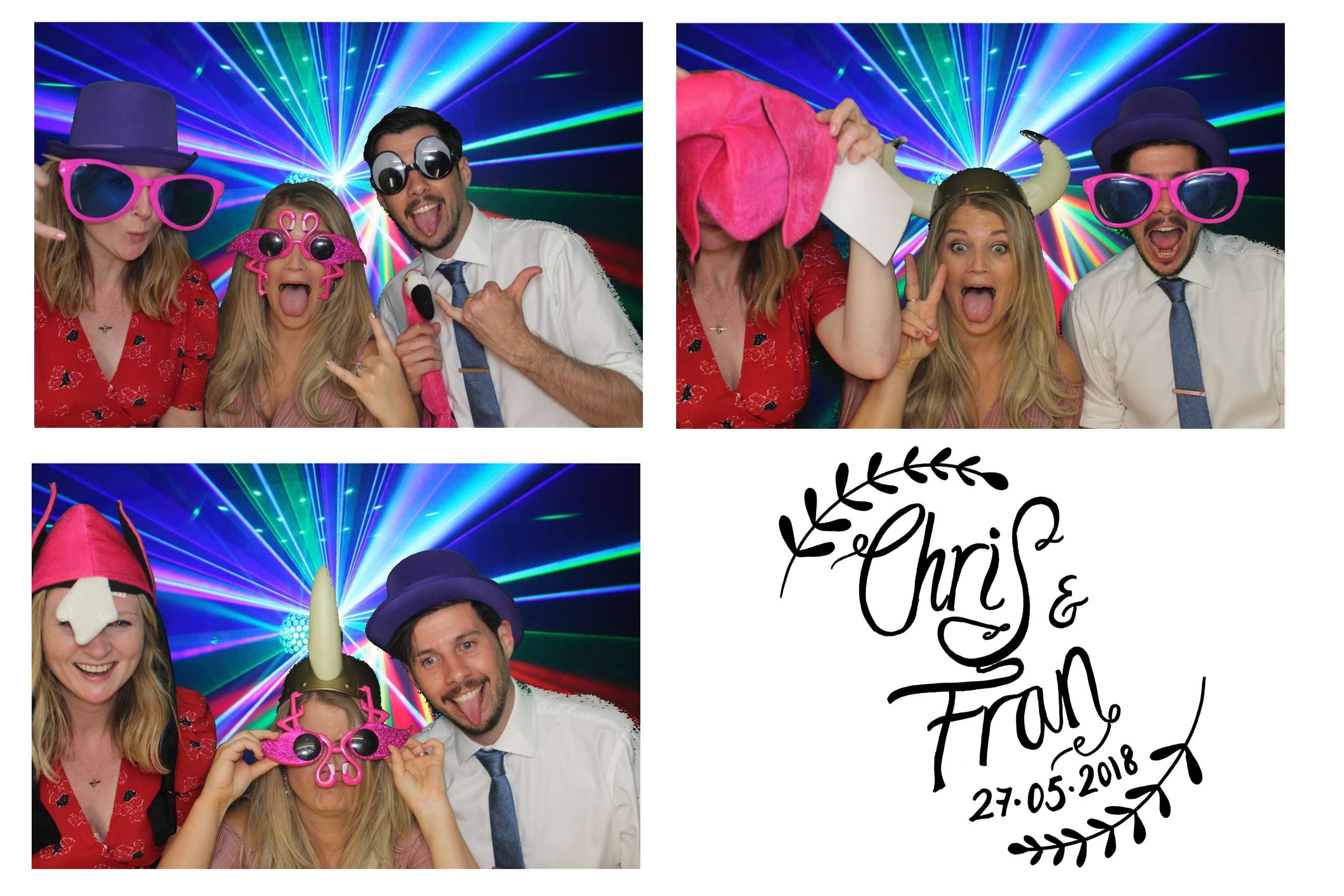 Chris & Fran | View more photos from the event at images.mobile-photo-booth.com/u/MobilePhotoBoothUK/Chris-Fran